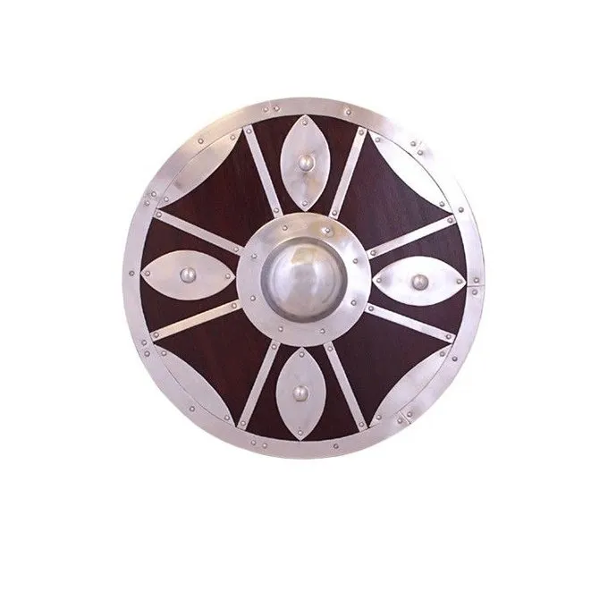 Deepeeka Bouclier Rond Décoré D'acier 3 Deepeeka Bouclier Rond Décoré D'acier