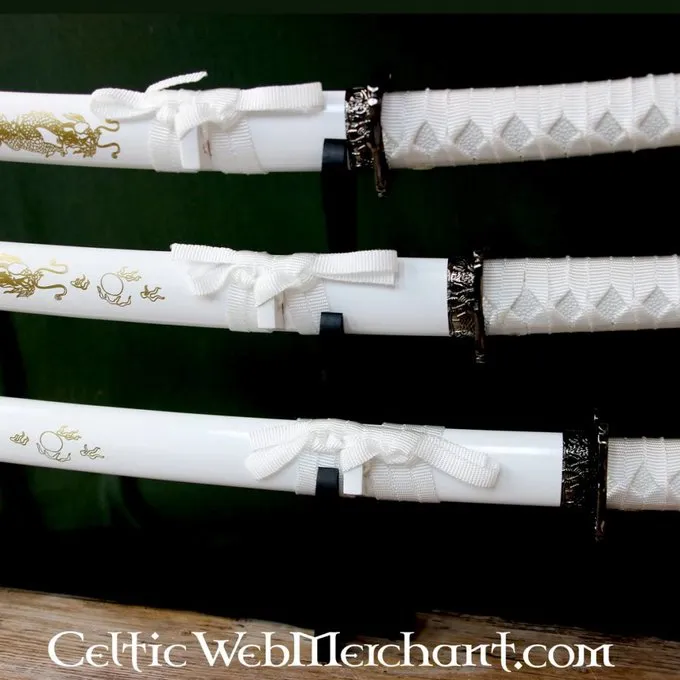 Dragon Blanc Katana, Wakizashi Et Tanto 7 Dragon Blanc Katana, Wakizashi Et Tanto – Image 5