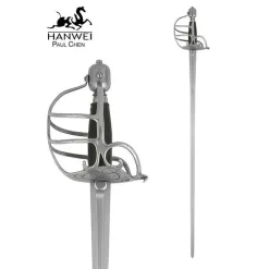 Hanwei Epée à Garde En Panier, Battle-ready (émoussé 3 Mm)