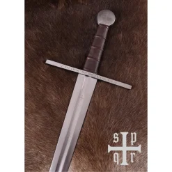 SPQR Épée De Chevalier Templier, Battle-ready (émoussé 3 Mm) -L'Épée Noble Soldes epee de chevalier templier battle ready emousse 3 2