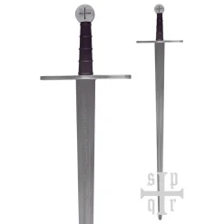 SPQR Épée Des Templiers Milites Templi, Battle-ready (émoussé 3 Mm)