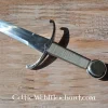 Deepeeka Épée Médiévale Avec Garde Croisée Courbée -L'Épée Noble Soldes epee medievale avec garde croisee courbee