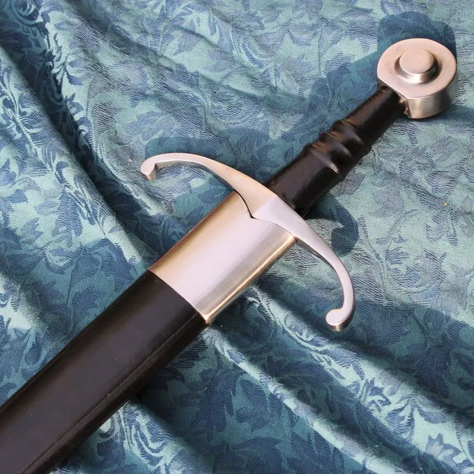 Windlass Steelcrafts Épée Médiévale Battle-ready Avec Fourreau En Cuir, Trempé (émoussé 3 Mm) 4 Windlass Steelcrafts Épée Médiévale Battle-ready Avec Fourreau En Cuir, Trempé (émoussé 3 Mm) – Image 2