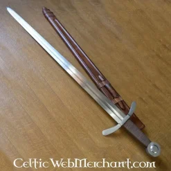 Deepeeka Medieval épée De Croisé, Battle-ready (émoussé 3 Mm) -L'Épée Noble Soldes medieval epee de croise battle ready emousse 3 mm 3