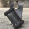 Epic Armoury Porte-épée LARP Avec Fourrure, Noir -L'Épée Noble Soldes porte epee larp avec fourrure noir