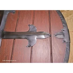 Deepeeka Rondache à Croix, En Bois -L'Épée Noble Soldes rondache a croix en bois 4