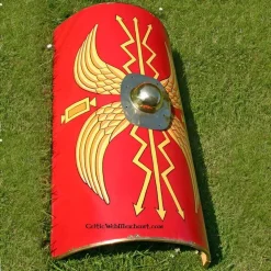 Deepeeka Scutum En Bois -L'Épée Noble Soldes scutum en bois 2